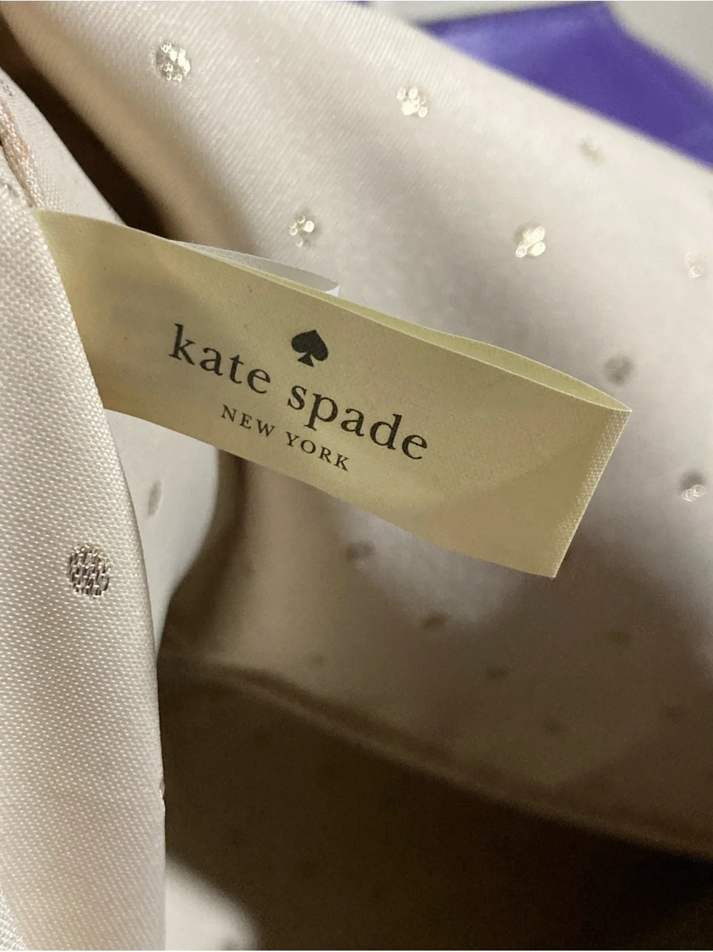 EUC‎ kate spade 2 Park Avenue Beau Shopper in Purple Leather